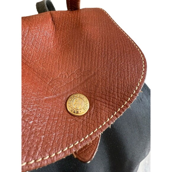 Longchamp Le Pliage Foldable Nylon Drawstirng Backpack Small Bag France main image 4